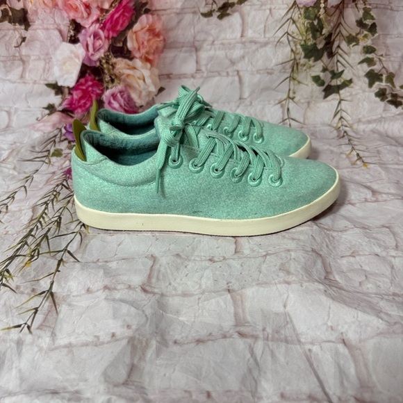 Allbirds Women's Mint Green Wool Pipers Sneakers size 8 - Picture 5 of 9